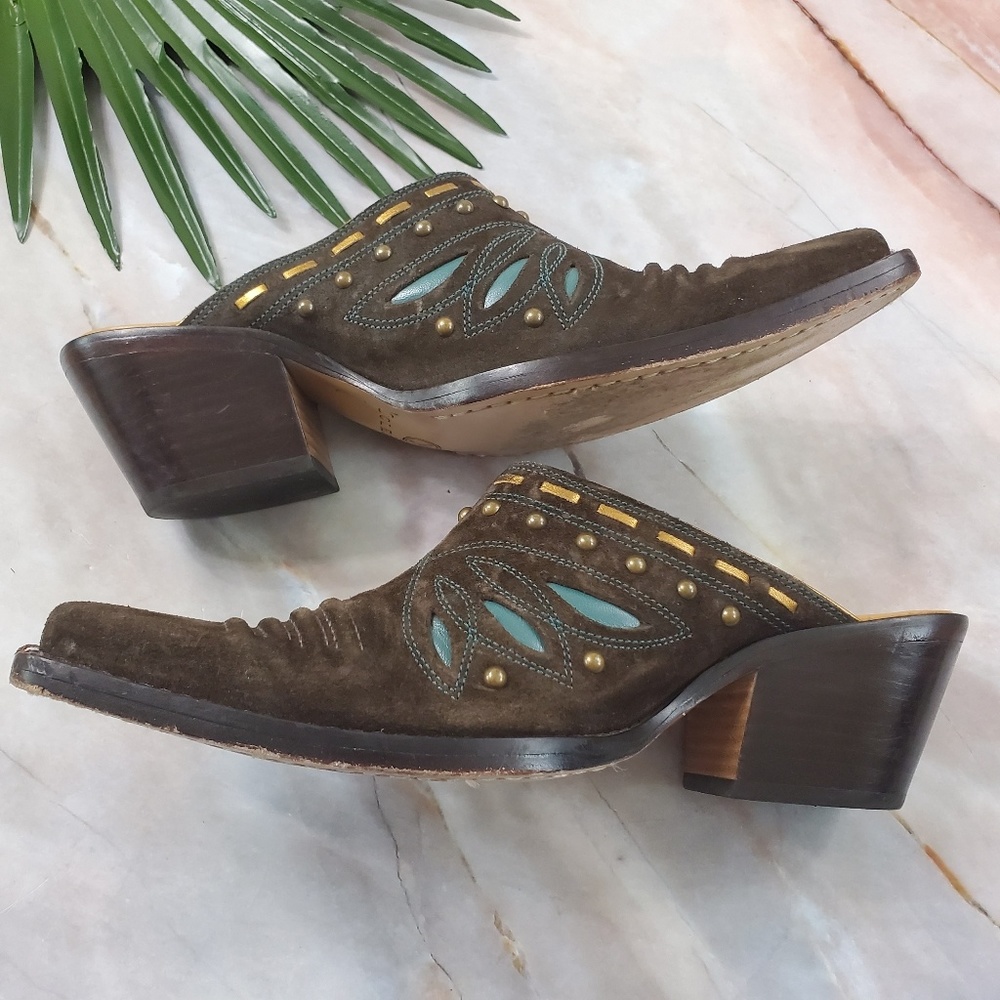 Cole Haan Womens Western Style Chunky Heel 7B